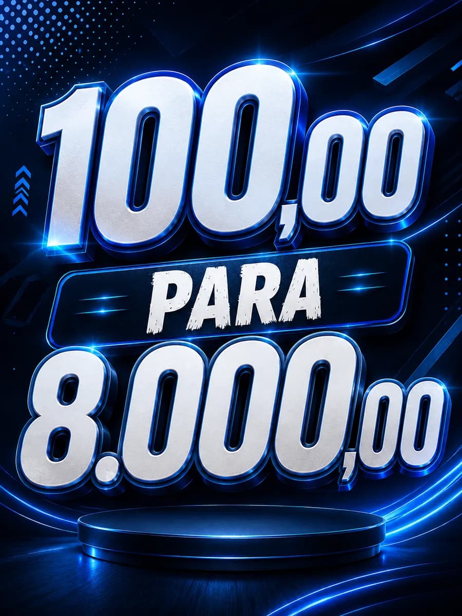 DEZENA : 100,00 PARA 8.000,00 SORTEIO 05 DE AGOSTO