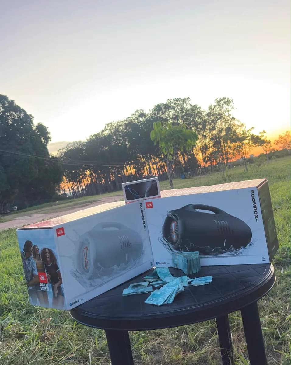 CENTENA : IPHONE 16 PRO MAX + 02 JBL BOOMBOX 4 OU 15.000,00 MIL SORTEIO 16 DE AGOSTO