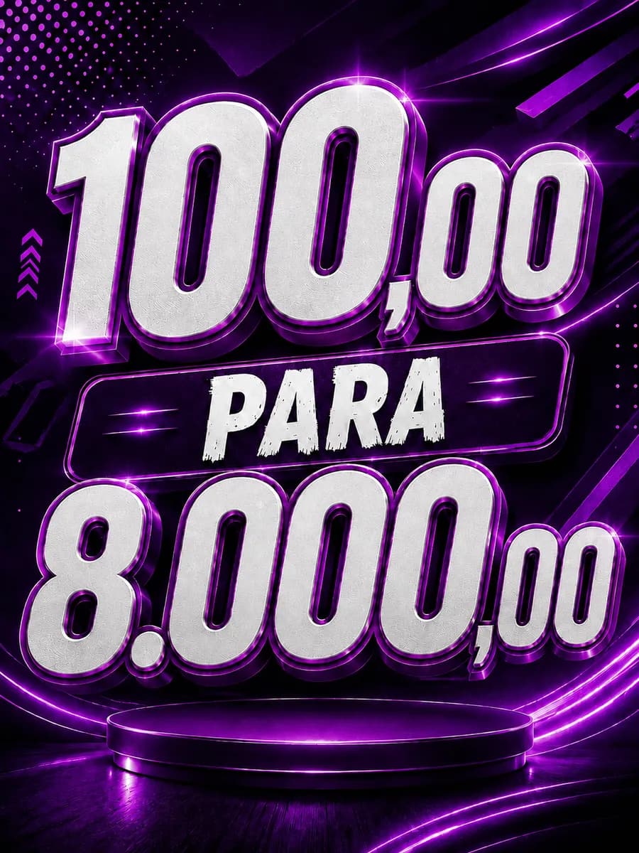 DEZENA : 100,00 PARA 8.000,00 SORTEIO 19 DE AGOSTO
