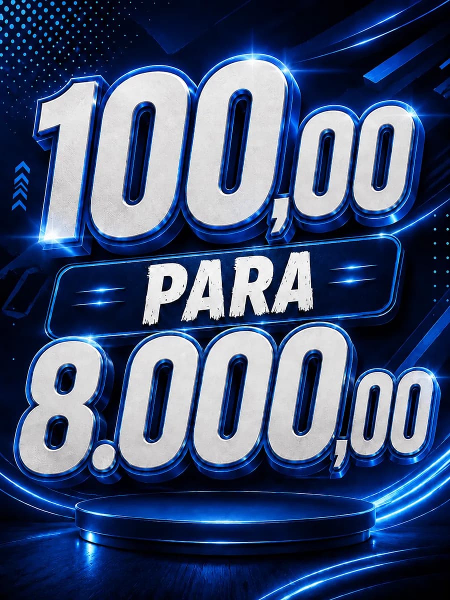 DEZENA : 100,00 PARA 8.000,00 SORTEIO 14 DE OUTUBRO